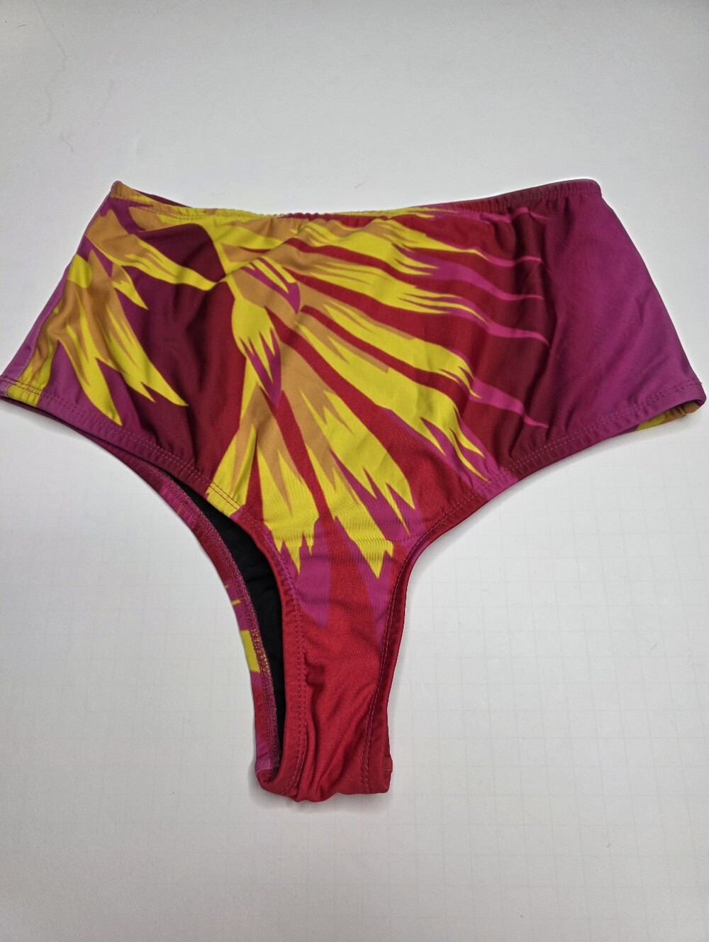 NWOT BFyne high waisted bottoms Floral Pink Yellow Large